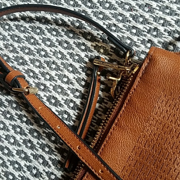 French Connection Leather Clutch/Crossbody Bag - Picture 5 of 7